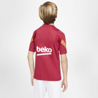 Maillot d'entraînement Nike FC Barcelone Breathe Strike 2020-2021 Enfant Rouge