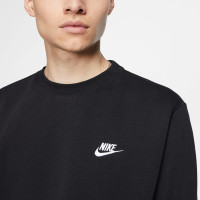 Nike Sportswear Club Fleece Sweat-Shirt Noir Blanc