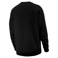 Nike Sportswear Club Fleece Crew Sweater Zwart Wit