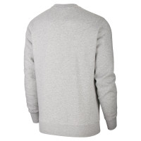 Nike Sportswear Club Fleece Sweat-Shirt Gris Blanc