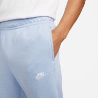 Pantalon de survêtement en polaire Nike Sportswear Club bleu blanc