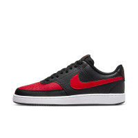 Nike Court Vision Low Sneakers Zwart Rood Wit