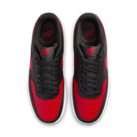 Nike Court Vision Low Sneakers Zwart Rood Wit