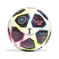 adidas UEFA Women's Champions League Pro Eindhoven Ballon de Foot Blanc Noir Multicolore