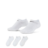 Chaussettes de sport rembourrées Nike Everyday, lot de 3, blanches et noires