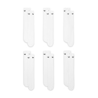 Chaussettes de sport rembourrées Nike Everyday, lot de 6, blanc/noir