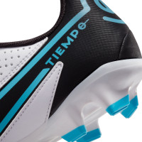 Nike Tiempo Legend 9 Club Gazon Naturel Gazon Artificiel Chaussures de Foot (MG) Blanc Noir Bleu