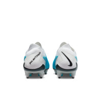 Nike Phantom GX Elite Crampons Vissés Chaussures de Foot (SG) Anti-Clog Blanc Bleu Vif Rose Vif