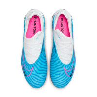 Nike Phantom GX Pro Gras Voetbalschoenen (FG) Wit Felblauw Felroze