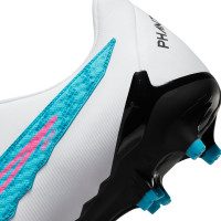 Nike Phantom GX Academy Gazon Naturel Gazon Artificiel Chaussures de Foot (MG) Blanc Bleu Vif Rose Vif