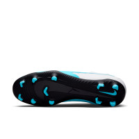 Nike Phantom GX Club Dynamic Fit Gazon Naturel Gazon Artificiel Chaussures de Foot (MG) Blanc Bleu Vif Rose Vif