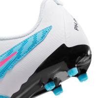 Nike Phantom GX Academy Gazon Naturel Gazon Artificiel Chaussures de Foot (MG) Enfants Blanc Bleu Vif Rose Vif