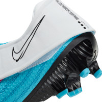 Nike Phantom GX Academy FlyEase Gazon Naturel Gazon Artificiel Chaussures de Foot (MG) Blanc Bleu Vif Rose Vif
