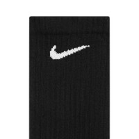 Chaussettes de sport rembourrées Nike Everyday, lot de 6, noir/blanc