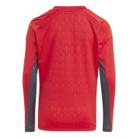 adidas Tiro 23 Competition Keepersshirt Lange Mouwen Kids Rood Groen Grijs