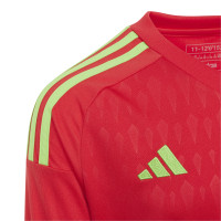 adidas Tiro 23 Competition Keepersshirt Lange Mouwen Kids Rood Groen Grijs