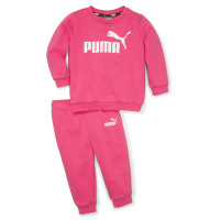 PUMA Minicats Essentials Crew Survêtement Jogging Bébé / Tout-Petits Rose Blanc