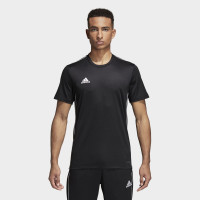 adidas Core18 Voetbalshirt Black White