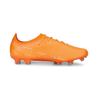PUMA Ultra Ultimate Gazon Naturel Gazon Artificiel Chaussures de Foot (MG) Orange Blanc Bleu