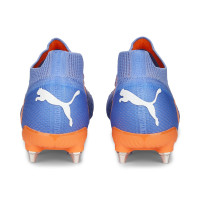 PUMA Future Ultimate Crampons Vissés Chaussures de Foot (SG) Bleu Orange Blanc