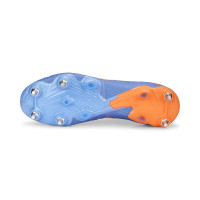 PUMA Future Ultimate Crampons Vissés Chaussures de Foot (SG) Bleu Orange Blanc