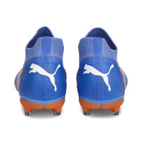 PUMA Future Pro Gazon Naturel Gazon Artificiel Chaussures de Foot (MG) Bleu Orange Blanc