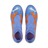 PUMA Future Match+ Sans Lacets Gazon Naturel Gazon Artificiel Chaussures de Foot (MG) Bleu Orange Blanc