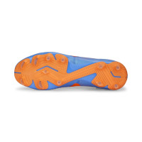 PUMA Future Match+ Sans Lacets Gazon Naturel Gazon Artificiel Chaussures de Foot (MG) Bleu Orange Blanc