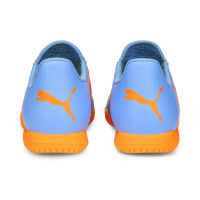 PUMA Future Play Chaussures de Foot en Salle (IN) Enfants Bleu Orange Blanc