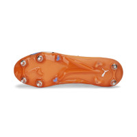 PUMA Ultra Ultimate Crampons Vissés Chaussures de Foot (SG) Orange Blanc Bleu