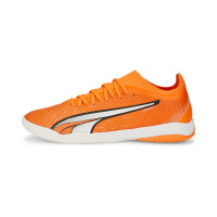 PUMA Ultra Match Chaussures de Foot en Salle (IN) Orange Blanc Bleu