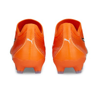 PUMA Ultra Match Gazon Naturel / Gazon Artificiel Chaussures de Foot (MG) Femmes Orange Blanc Bleu