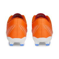PUMA Ultra Play Gazon Naturel Gazon Artificiel Chaussures de Foot (MG) Orange Blanc Bleu