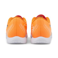 PUMA Ultra Play Gazon Chaussures de Foot en Salle (IN) Enfants Orange Blanc Bleu