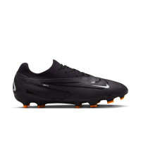 Nike Phantom GX Pro Gazon Naturel Gazon Artificiel Chaussures de Foot (MG) Noir Blanc Orange