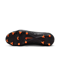 Nike Phantom GX Academy Dynamic Fit Gazon Naturel Gazon Artificiel Chaussures de Foot (MG) Noir Blanc Orange