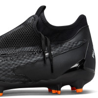 Nike Phantom GX Academy Dynamic Fit Gazon Naturel Gazon Artificiel Chaussures de Foot (MG) Noir Blanc Orange