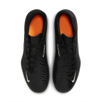 Nike Phantom GX Club Gazon Naturel Gazon Artificiel Chaussures de Foot (MG) Noir Blanc Orange