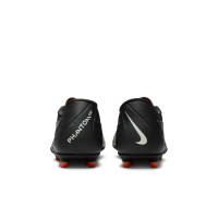 Nike Phantom GX Club Gazon Naturel Gazon Artificiel Chaussures de Foot (MG) Noir Blanc Orange