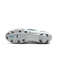 Nike Tiempo Legend 9 Academy Gazon Naturel Gazon Artificiel Chaussures de Foot (MG) Blanc Noir Bleu