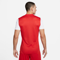 Nike Tiempo Premier II Maillot de Foot Rouge Blanc
