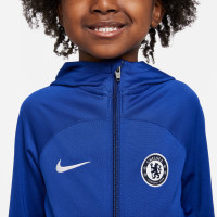 Nike Chelsea Strike Survêtement à Capuche 2022-2023 Enfants Tout-Petits Bleu Foncé Blanc