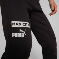 PUMA Manchester City Casual Pantalon d'Entraînement 2022-2023 Noir Blanc