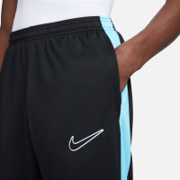 Nike Dri-Fit Academy 23 Pantalon d'Entraînement Noir Bleu Clair Blanc