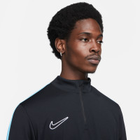 Nike Dri-Fit Academy 23 Trainingspak 1/4-Zip Zwart Lichtblauw Wit