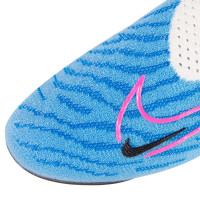 Nike Phantom GX Elite Dynamic Fit Crampons Vissés Chaussures de Foot (SG) Pro Player Blanc Bleu Vif Rose Vif