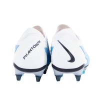 Nike Phantom GX Elite Crampons Vissés Chaussures de Foot (SG) Pro Player Blanc Bleu Vif Rose Vif