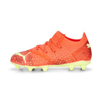 PUMA Future 2.4 Gras / Kunstgras Voetbalschoenen (MG) Kids Oranje Groen