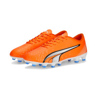 PUMA Ultra Play Gazon Naturel Gazon Artificiel Chaussures de Foot (MG) Orange Blanc Bleu