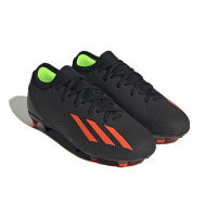 adidas X Speedportal.3 Gras Voetbalschoenen (FG) Kids Zwart Rood